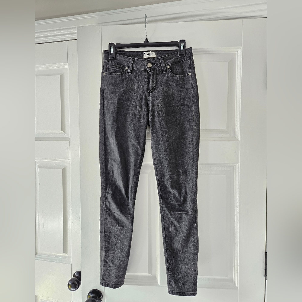 Paige skinny jeans grey